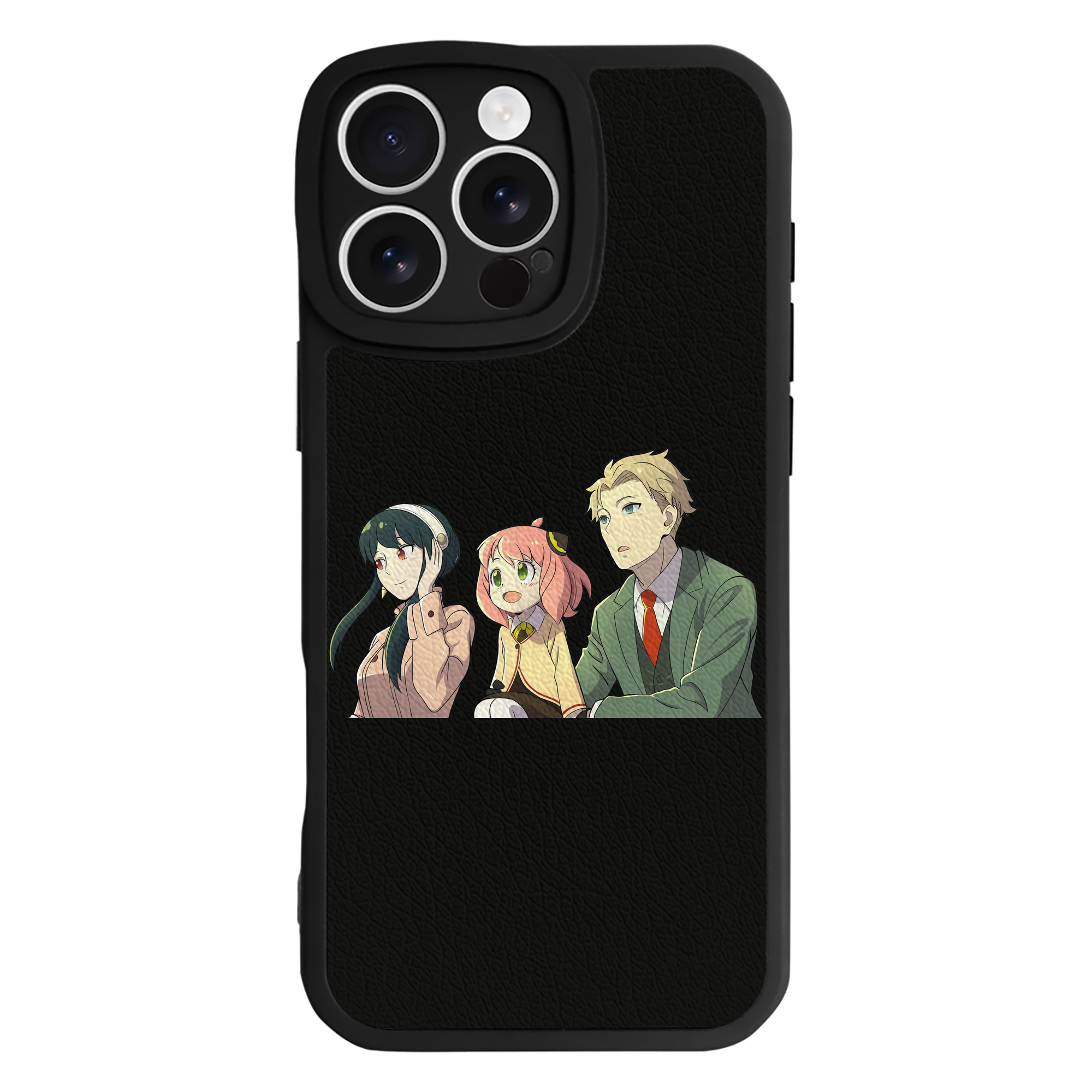 （画像用） SPY×FAMILY间谍家家酒 【iPhone 16シリーズ対応】シリコンスマホケース（レザー調） 材質：シリコン